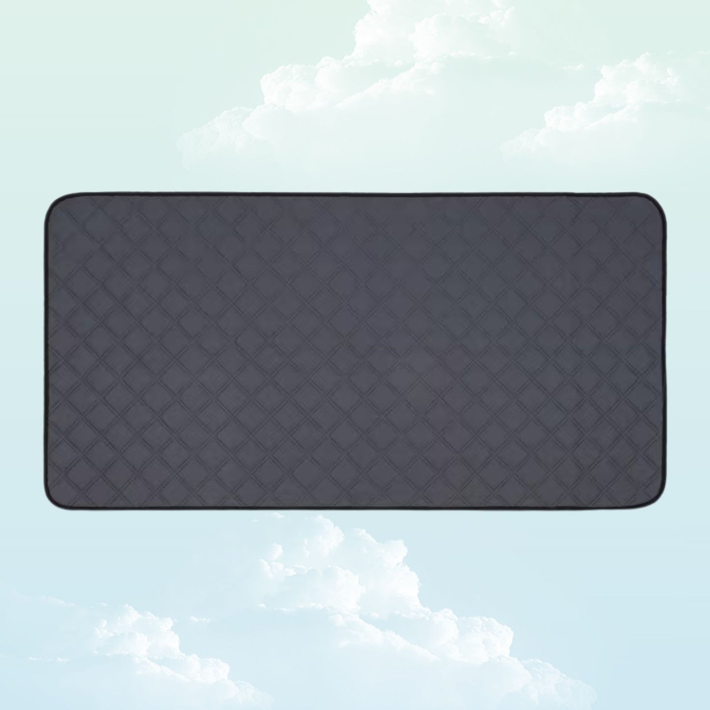 Dark grey washable cage liner for guinea pigs 61x120cm — My Sleepy Friend