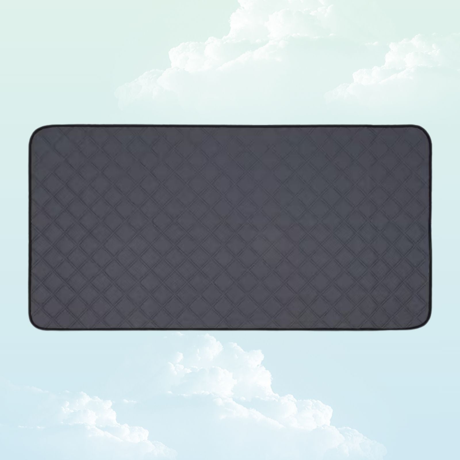 Dark grey washable cage liner for guinea pigs 61x120cm — My Sleepy Friend
