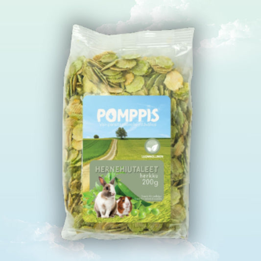 Dried pea flakes treat for guinea pigs — My Sleepy Friend