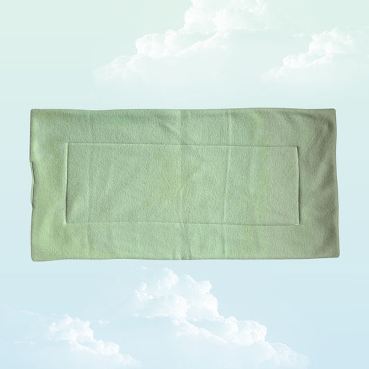 Handmade Absorbent Pee Pad Large 35x70cm - Dusty Green / Mint
