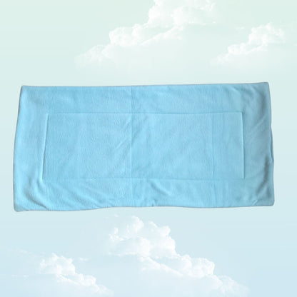 Handmade Absorbent Pee Pad Large 35x70cm - Light Blue