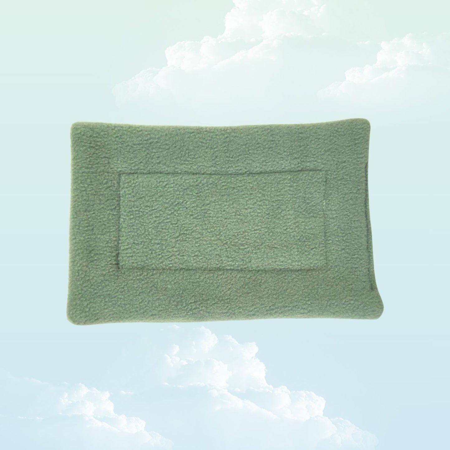 Handmade Absorbent Pee Pad Small 17x25cm - Dusty Green / Mint