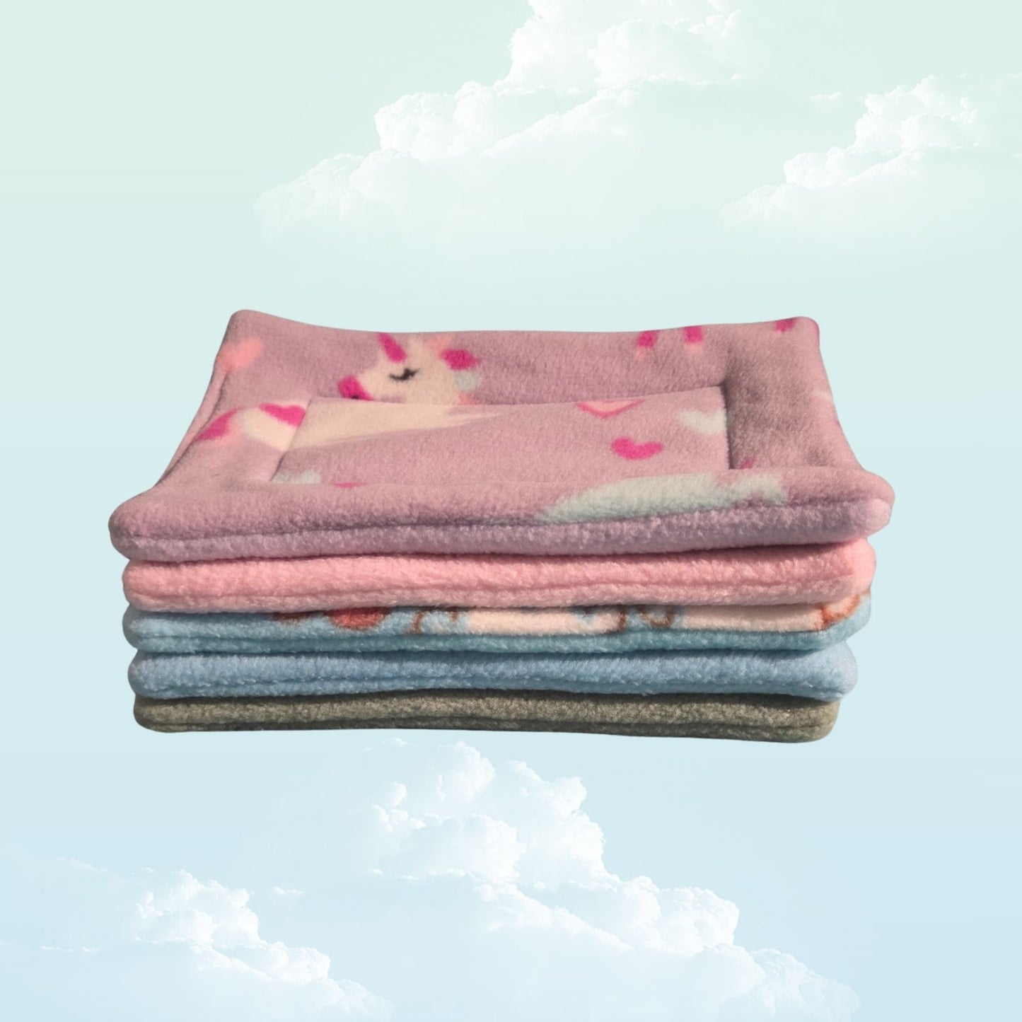Handmade Absorbent Pee Pad Small 17x25cm - Light Blue