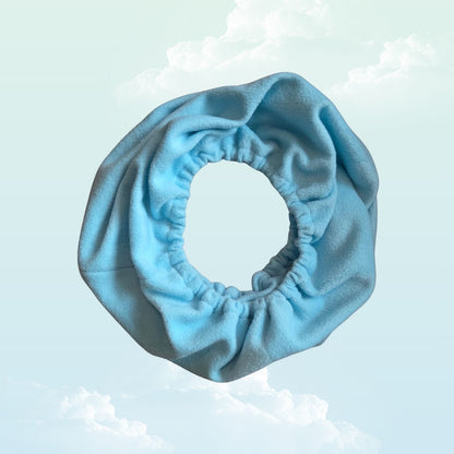 Handmade Snuggle Scarf Bonding Pouch for Small Animals - Light Blue